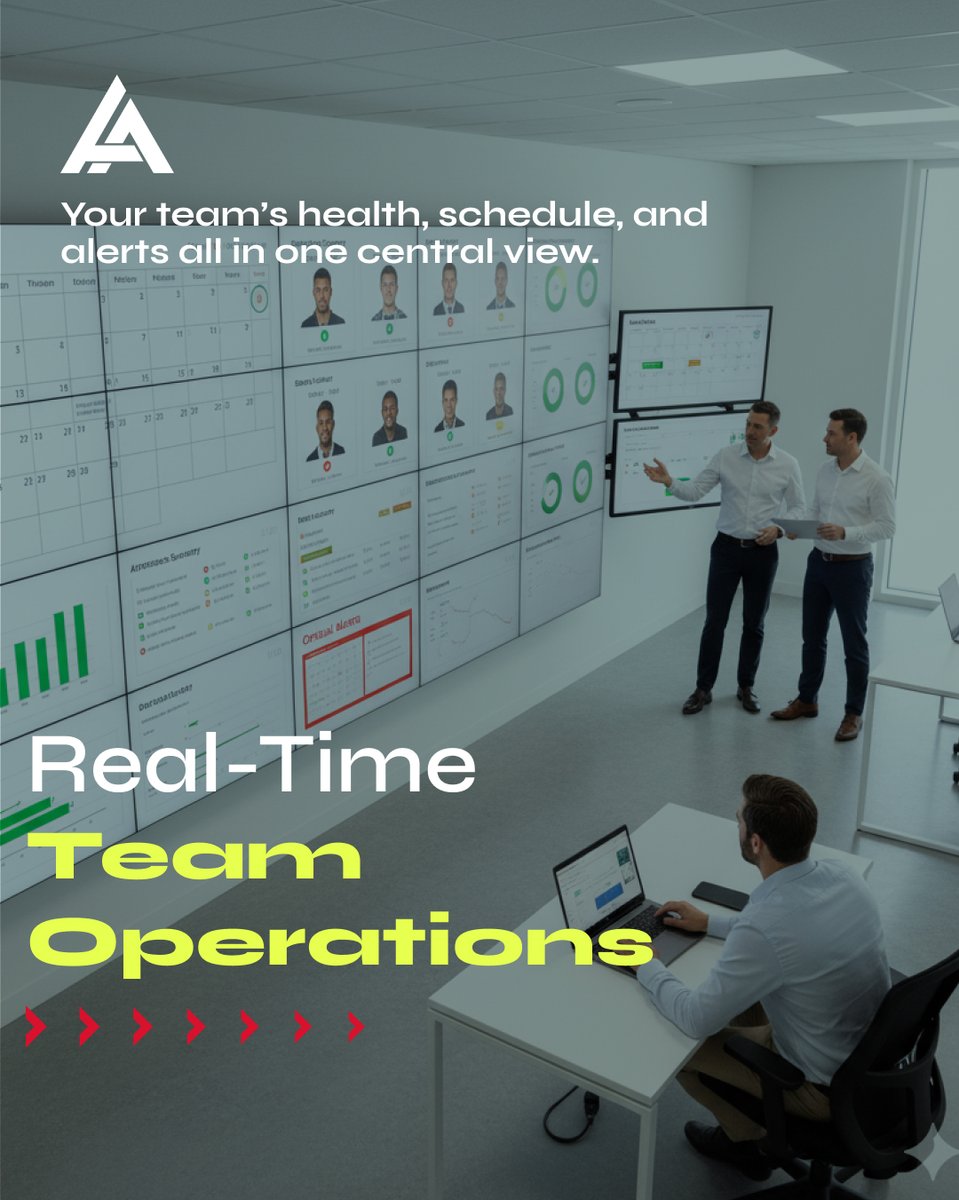 𝗚𝗲𝘁 𝘁𝗵𝗲 𝗯𝗶𝗿𝗱’𝘀-𝗲𝘆𝗲 𝘃𝗶𝗲𝘄. 🦅

Without a clear operational snapshot, issues like injuries, scheduling clashes, or missed updates can slip through the cracks. 

A central hub gives you real-time visibility of team activity and wellbeing.

#RealTimeOps #PowerAMS