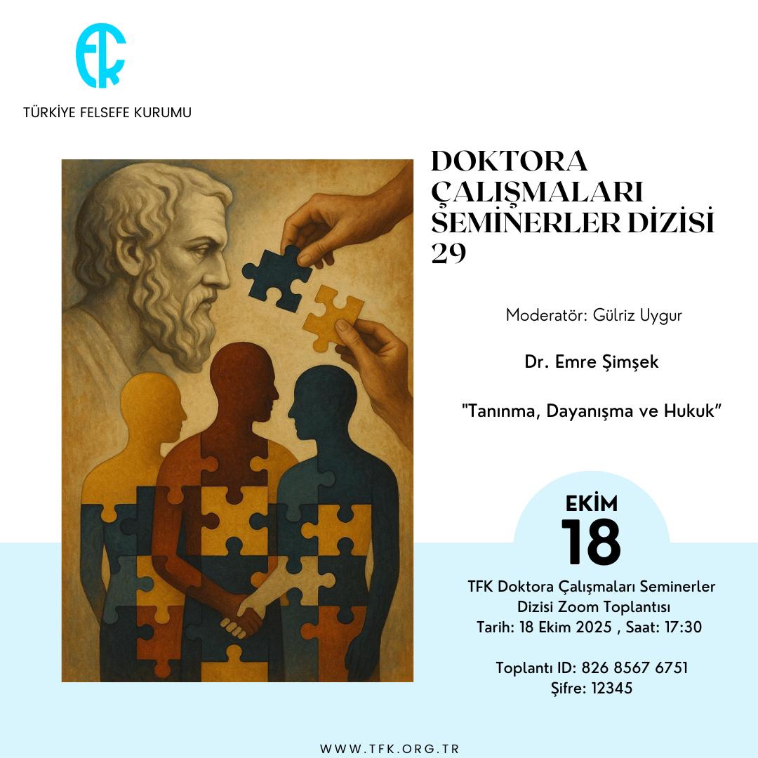 Türkiye Felsefe Kurumu (@trfelsefekurumu) on Twitter photo 