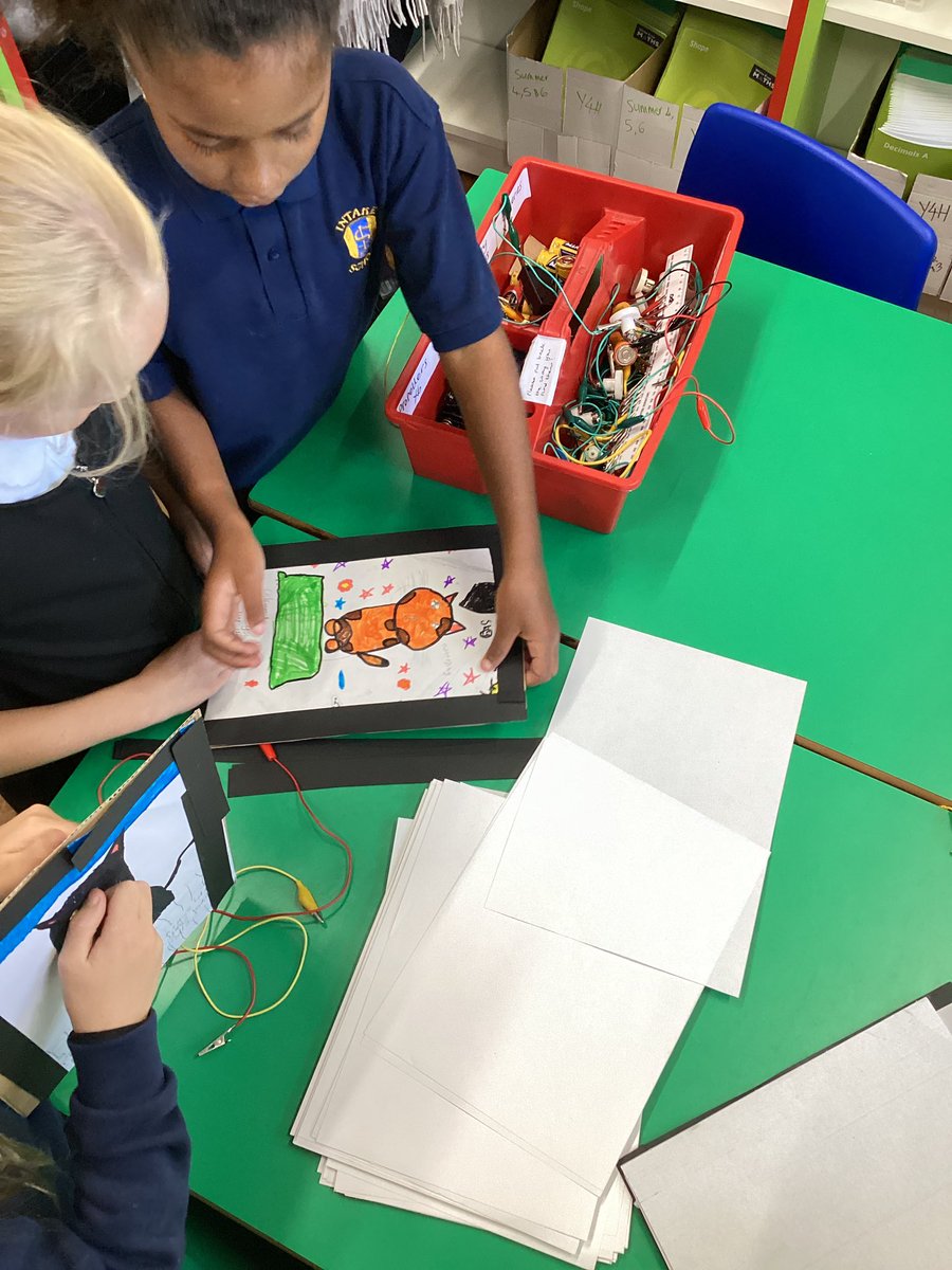 IntakeSchool's tweet image. Bringing our designs to life in Y4 in Design Technology, Using simple circuits 💡 🔋