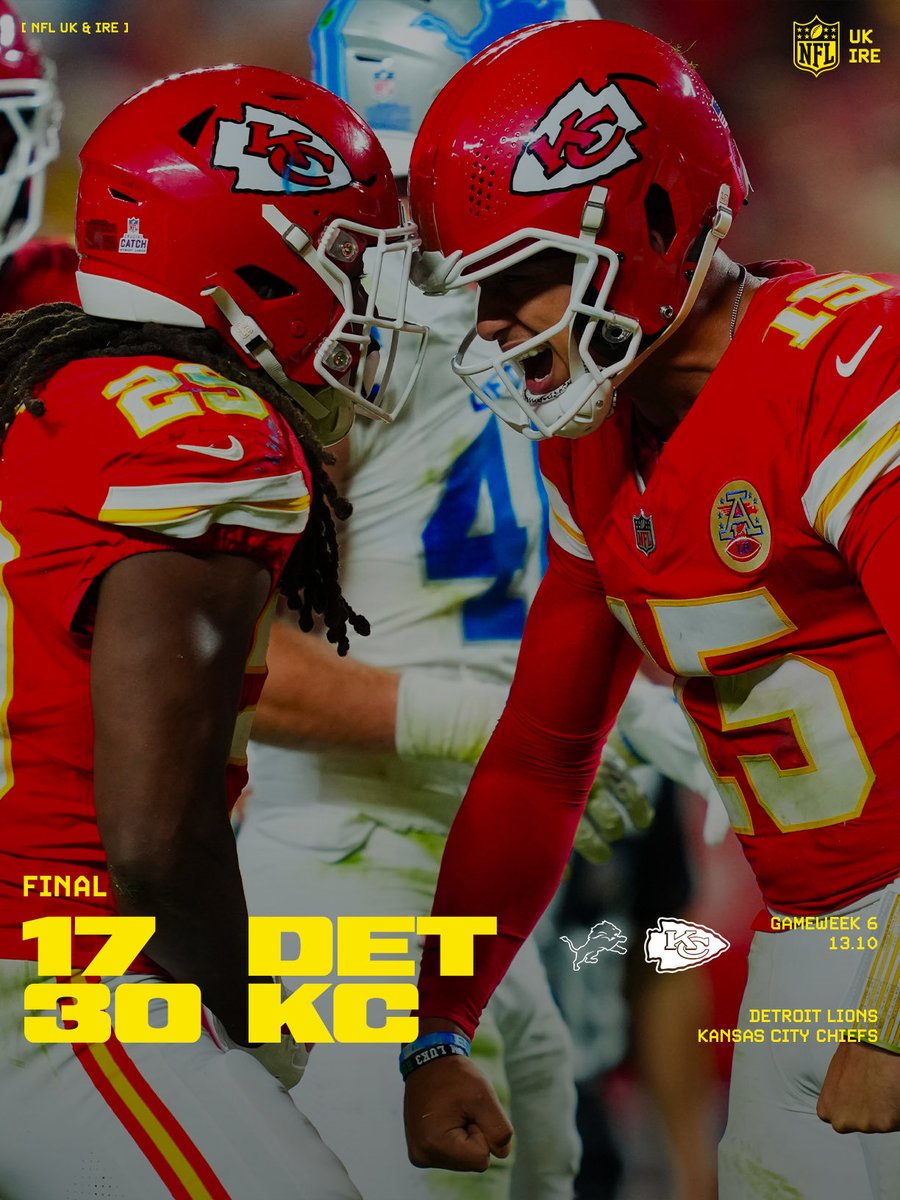 The @Chiefs take a huge W on SNF! 