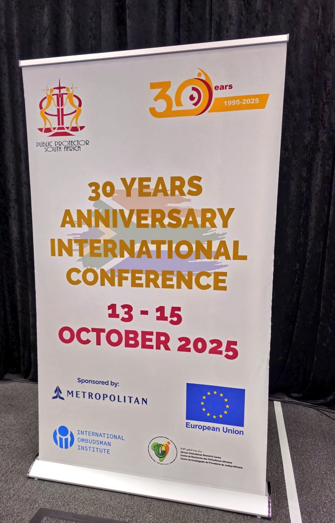 PublicProtector's tweet image. LIVE | Public Protector South Africa 30th Anniversary Conference 

youtube.com/live/Msg-7Wu7-…

#PublicProtector #PPSATurns30 #PPSAConference2025 #PPSA