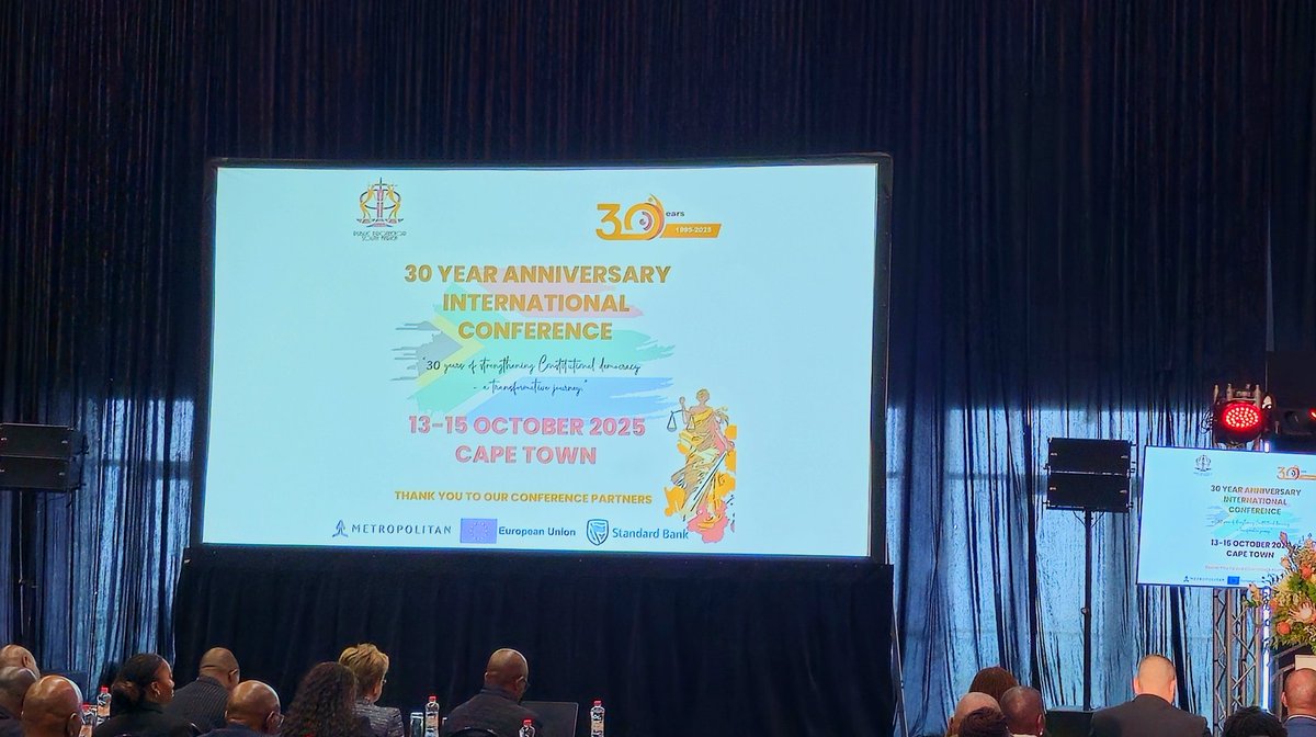 PublicProtector's tweet image. LIVE | Public Protector South Africa 30th Anniversary Conference 

youtube.com/live/Msg-7Wu7-…

#PublicProtector #PPSATurns30 #PPSAConference2025 #PPSA