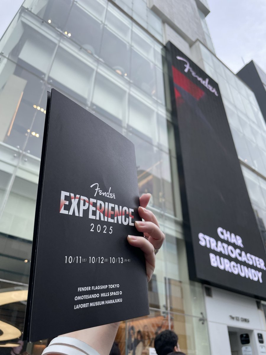 Lyn_Ev3's tweet photo. Talk sessionすごく楽しかったです♥︎

 #FenderExperience2025
#フェンダーラフォーレサインギター https://t.co/oTpahrUOM5