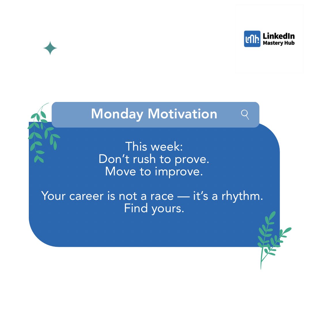 Not every Monday has to be a sprint.
Sometimes, all you need is a steady step and a kind reminder that you’re doing just fine. 💙