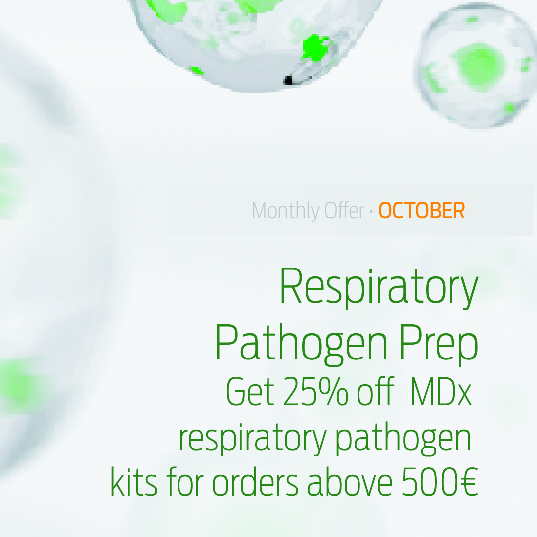 NZYtech’s Respiratory RT-qPCR Kits deliver fast, accurate detection for a wide range of pathogens.

Get 25% off this month for orders above 500€

Just go to our online store, add products to cart and discount automatically applies.