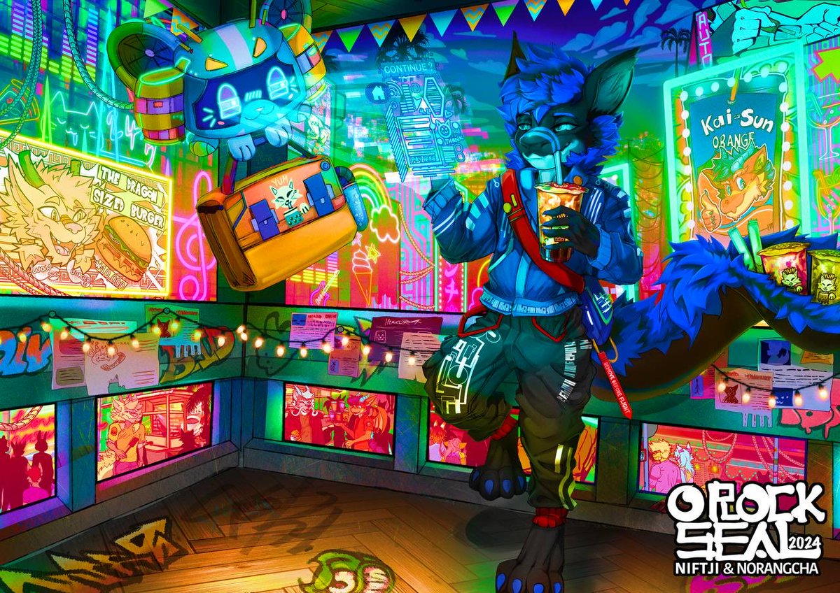 Collab cyberpunk art for <a href="/HiddenDerg/">Hiddͩeͤnͬᵍ</a> 
사이버펑크 콜라보 아트