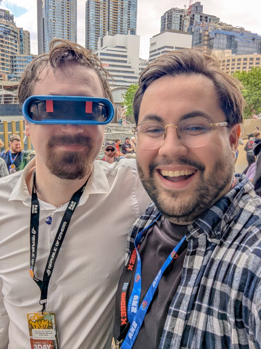 WildRefrain's tweet image. What a PAX!! 

@PAXAus 2025 was absolutely amazing here are just some of my highlights! 

⭐Meeting Digital Friends IRL for the first time!
⭐Getting to meet with some AMAZING indie devs
⭐Commentating my first speedrun LIVE! 

Honestly it was the best PAX... so far! 

Thanks to…