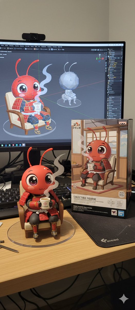 Fairuzcoeg's tweet photo. Merchandise Action figure samurai ⚔️

#arichaingoods #Arichain 

@Arichain_ @haeriweb3 @Ari_Michelle9 https://t.co/yGBUeKWFmn