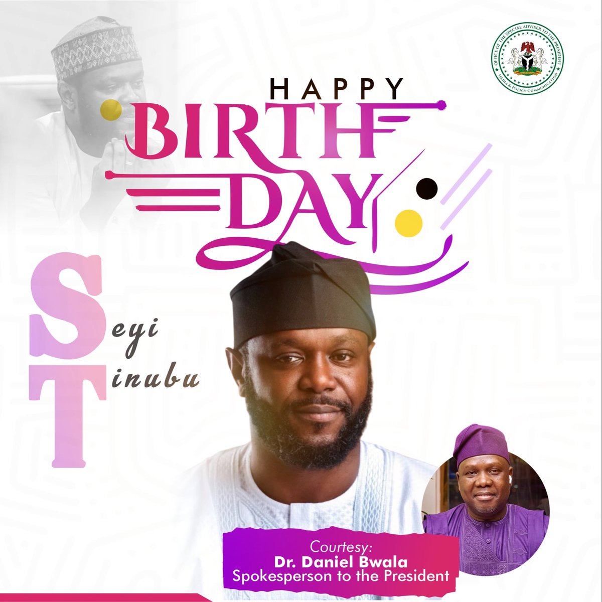 D. H Bwala (@bwaladaniel) on Twitter photo Happy Birthday to my brother, friend, and an inspiration to a generation, Seyi Tinubu <a href="/STinubu/">Seyi Tinubu</a> .
Your life reflects humility, purpose, and a deep sense of responsibility, qualities that speak volumes about your upbringing and personal conviction. Beyond being the son of our Happy Birthday to my brother, friend, and an inspiration to a generation, Seyi Tinubu <a href="/STinubu/">Seyi Tinubu</a> .
Your life reflects humility, purpose, and a deep sense of responsibility, qualities that speak volumes about your upbringing and personal conviction. Beyond being the son of our