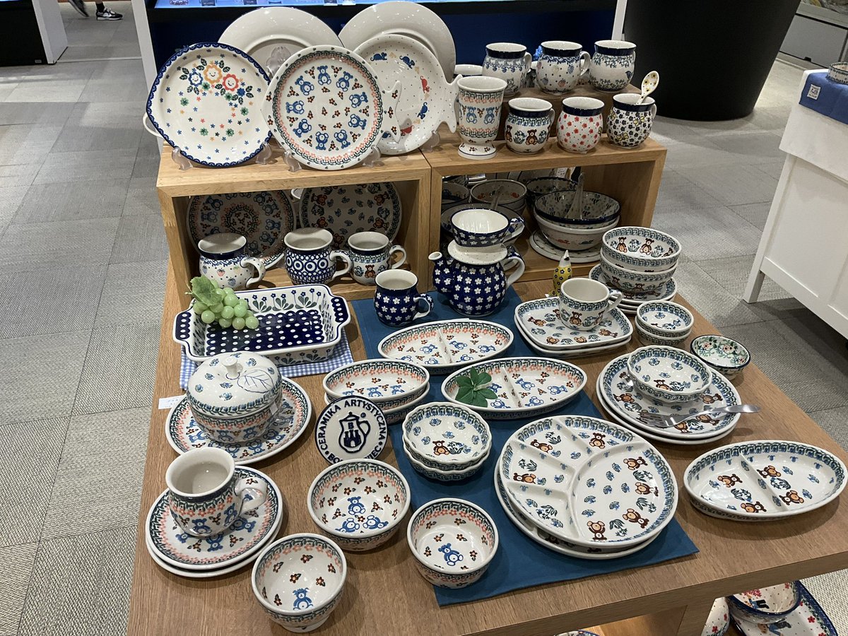 ポーランド食器　箸置きスプーン4セット　ツェラミカアルティスティチナ　ラッピング ラッピング包装 箸置き5点セット プレゼントに ツェラミカ