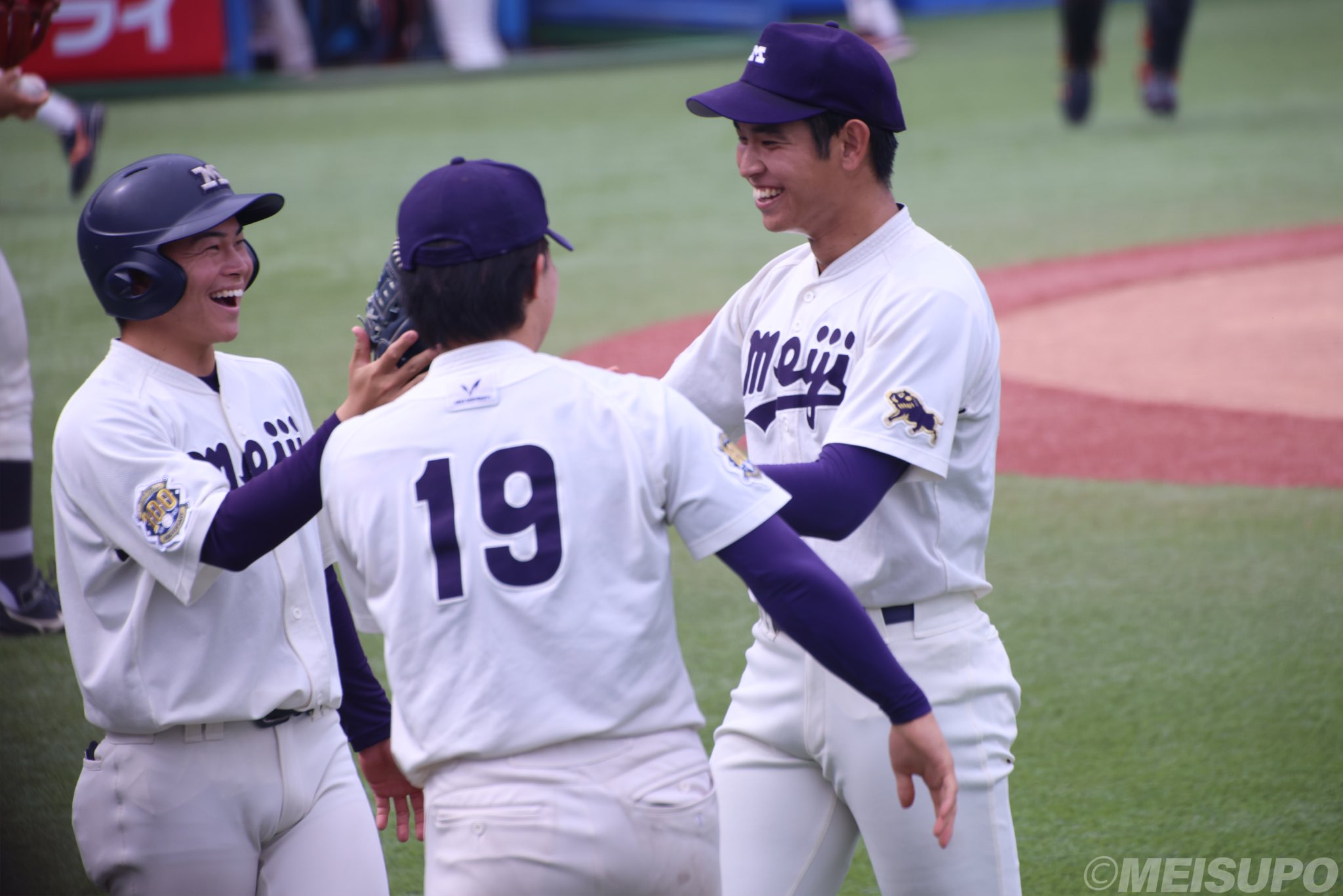 明治大学 硬式野球部 帽子 希少】明治大学 硬式野球部 試合用