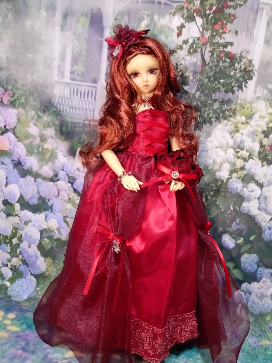 ドルミス戦利品　ウィッグ❤
<a href="/MurmurCoco/">𝒞ℴ𝒸ℴ★ありがとうございました</a> 　様

１番ちゃんは黄変もしてるしヘッドも大きいし写真も上手に撮れないけど💦（実物はもっと可愛い😂）
一番最初にお迎えしたドールなのでやっぱり思い入れがあって好き💕
イメージカラーが赤なので赤毛似合うと思ったので大正解😍
ありがとうございます🥰