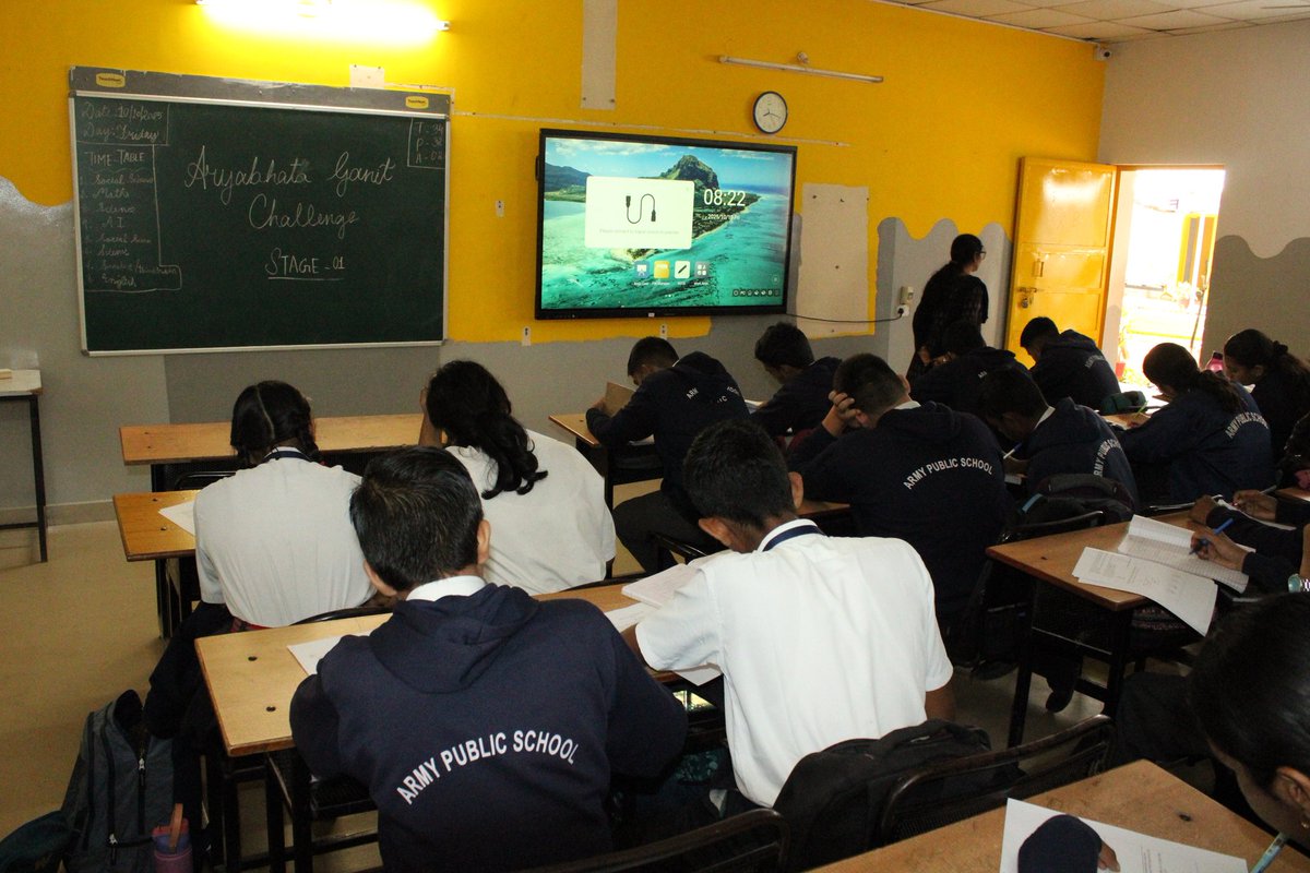 apsprtcbangalor's tweet image. Unleashing young minds! 🌟 Army Public School, PRTC Bangalore proudly hosts the Aryabhat Gaint Challenge, inspiring curiosity, innovation, and problem-solving skills among our students. #AryabhatChallenge
 #apsprtc 
#FutureInnovators