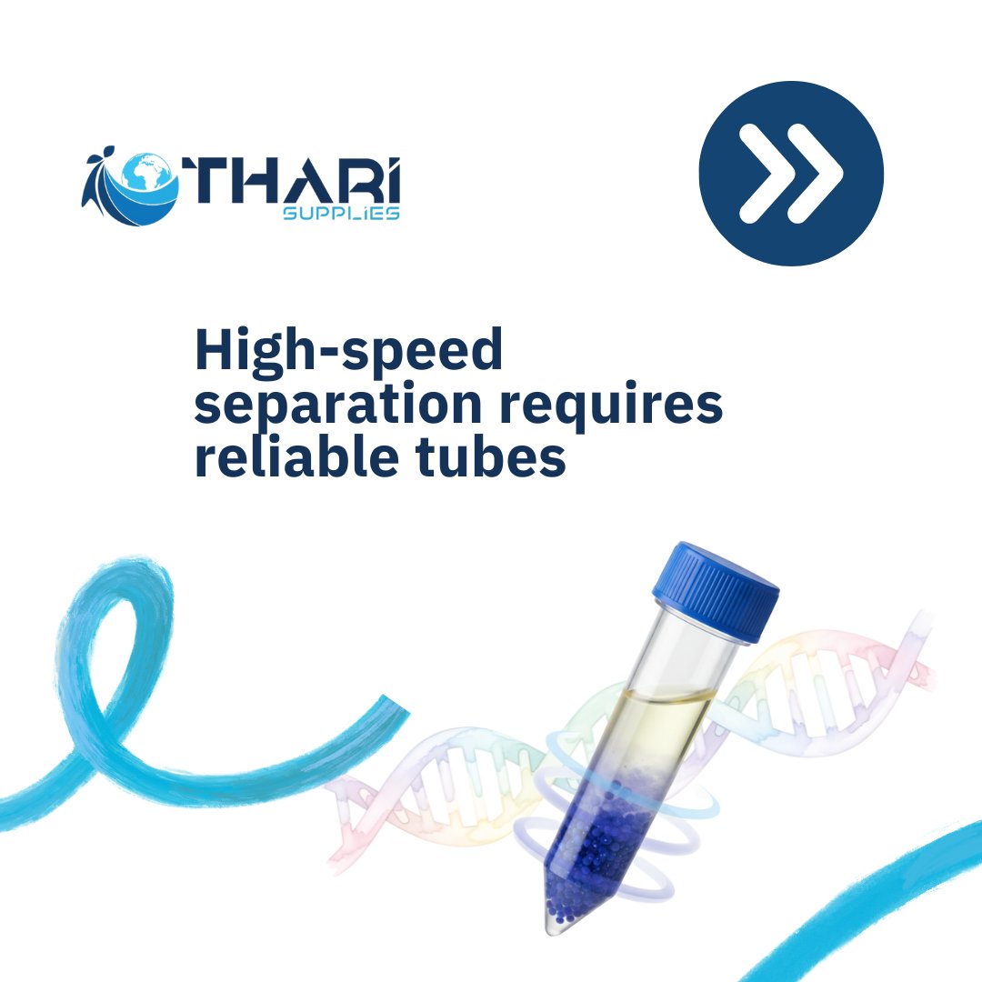 Thari_supplies's tweet image. From research to diagnostics, centrifuge tubes are the backbone of accurate lab work.
Thari Supplies delivers durable and precise solutions you can count on.
#ThariSupplies #CentrifugeTubes #LabAccuracy