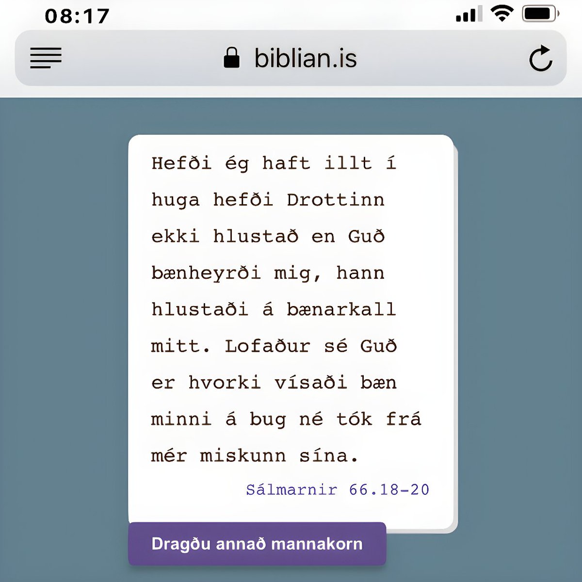 Hið íslenska biblíufélag (@bibliufelagid) on Twitter photo 