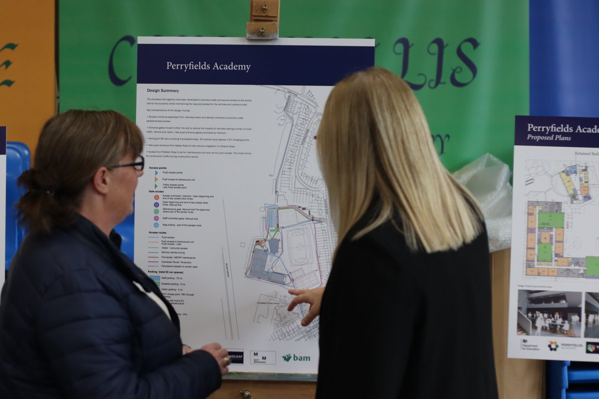 BroadleafPT's tweet image. Years in the making and the journey isn't over yet, but we've finally been able to show the community around Perryfields Academy what their new school could look like. 

The consultation stage continues, details at perryfieldsacademy.co.uk/our-school/inv…