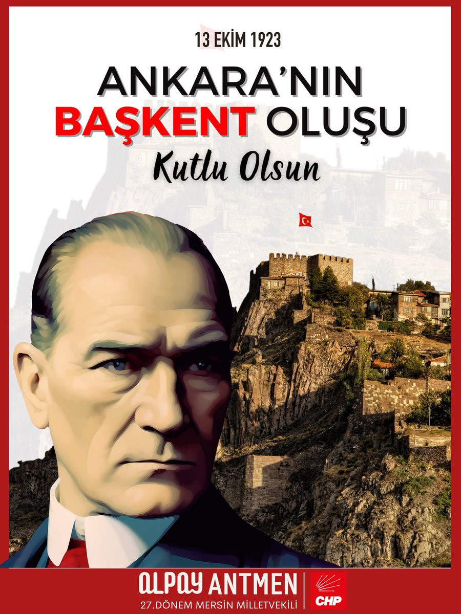 Cumhuriyetimizin kalbi Ankara'nın başkent oluşunun 102. yıl dönümü kutlu olsun! #Ankara