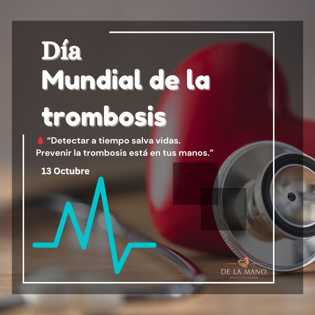 Hoy, #DíaMundialDeLaTrombosis 💙 recordamos que prevenir salva vidas.
Muévete, hidrátate y conoce las señales de alerta.
La salud no espera. #Salud #Prevención #Trombosis