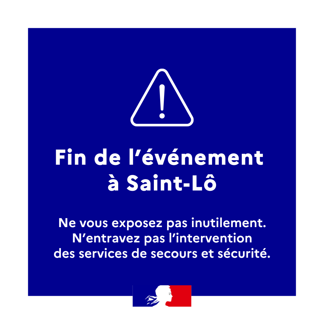 #SaintLô L'avenue des Tilleuls est bloquée par la Police.
Un individu a été interpellé.
Il n'y a plus de risques pour la population.
Une soixantaine de sapeurs-pompiers est engagée.