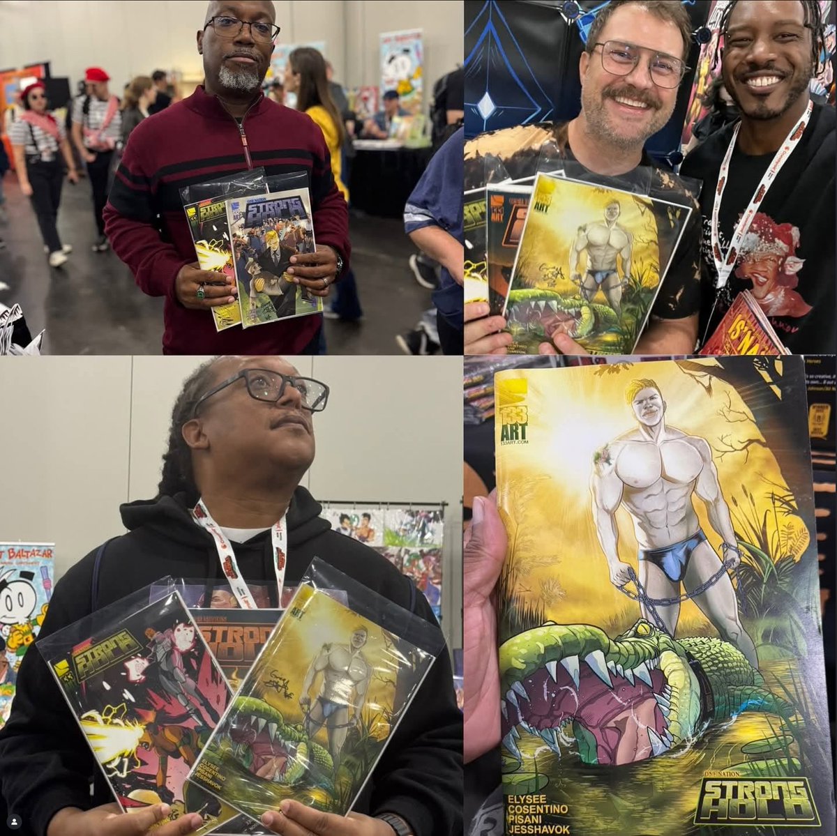 malantuono's tweet photo. Finding out that Stronghold n.3 variant is at @NY_Comic_Con   with my colors on the beautiful lines of Mario Torrisi has no price!!!
Super proud of that!!!💪🔥💪

Thanks to @133artP   for the opportunity!!!!
#NYCC  #133art #Stronghold  #digitalart  #coloring  #comicbooks #NYCC25 https://t.co/cM6V9LHSjB