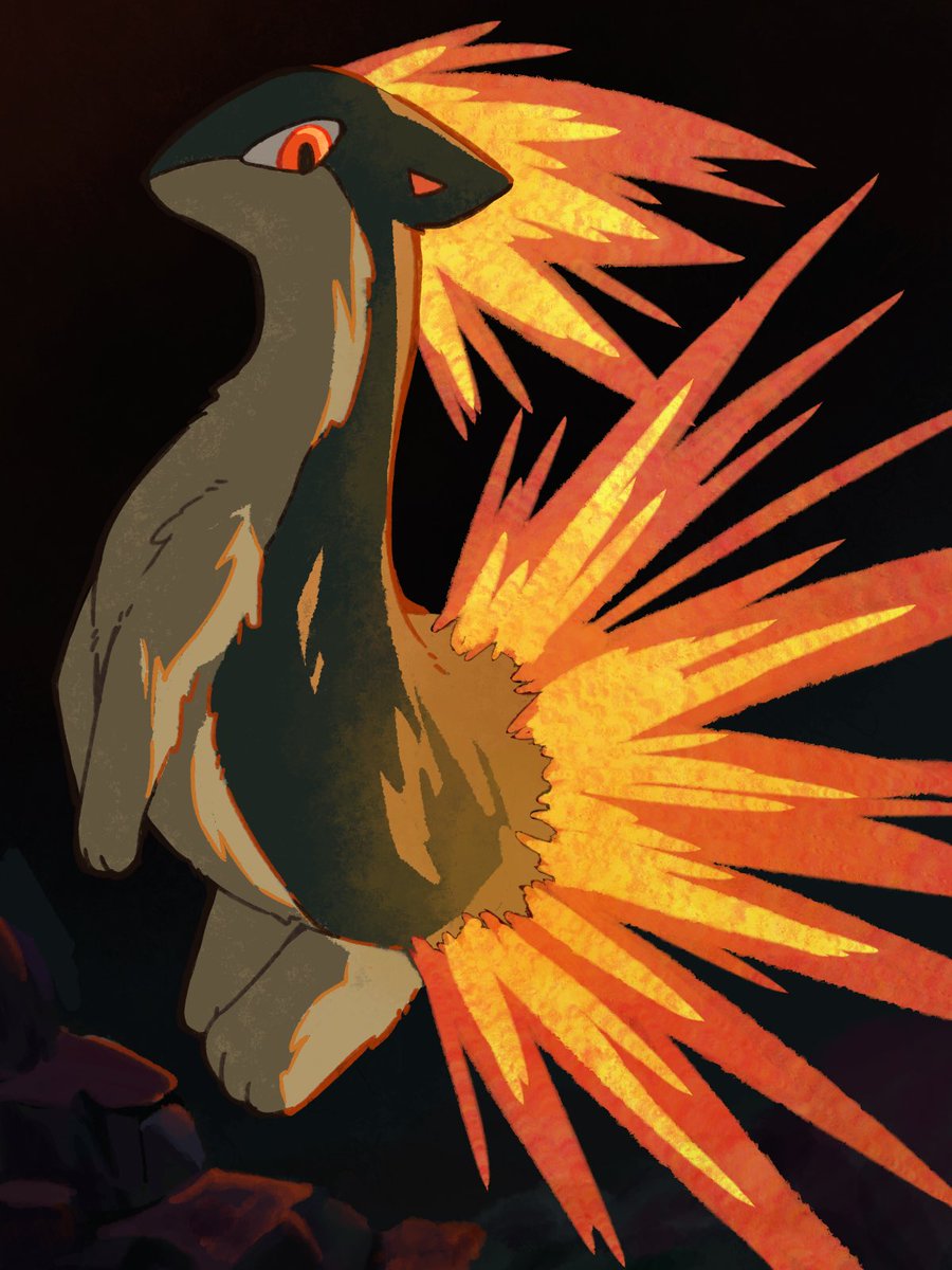 Roa_mohukemo33's tweet image. マグマラシ
 #Pokemon