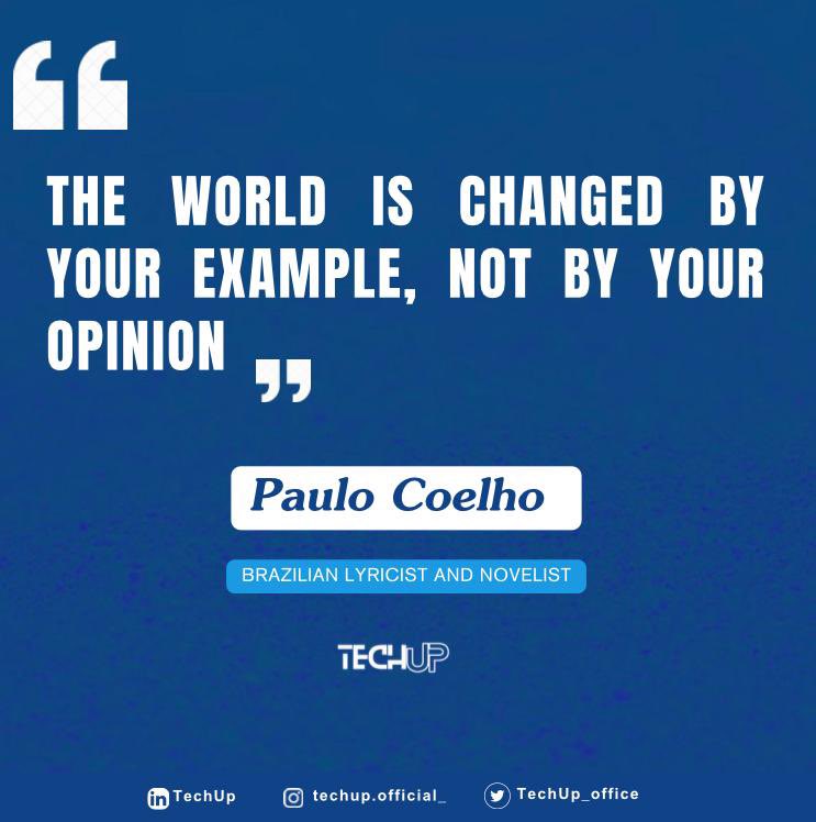 TechUp_office's tweet image. Change doesn’t start with opinions.
It starts with how you live, love, and lead.
Someone’s watching how you show up today.
Be the example that reminds them it’s possible. 💡
#Tech #Motivation #Leadership #Inspiration