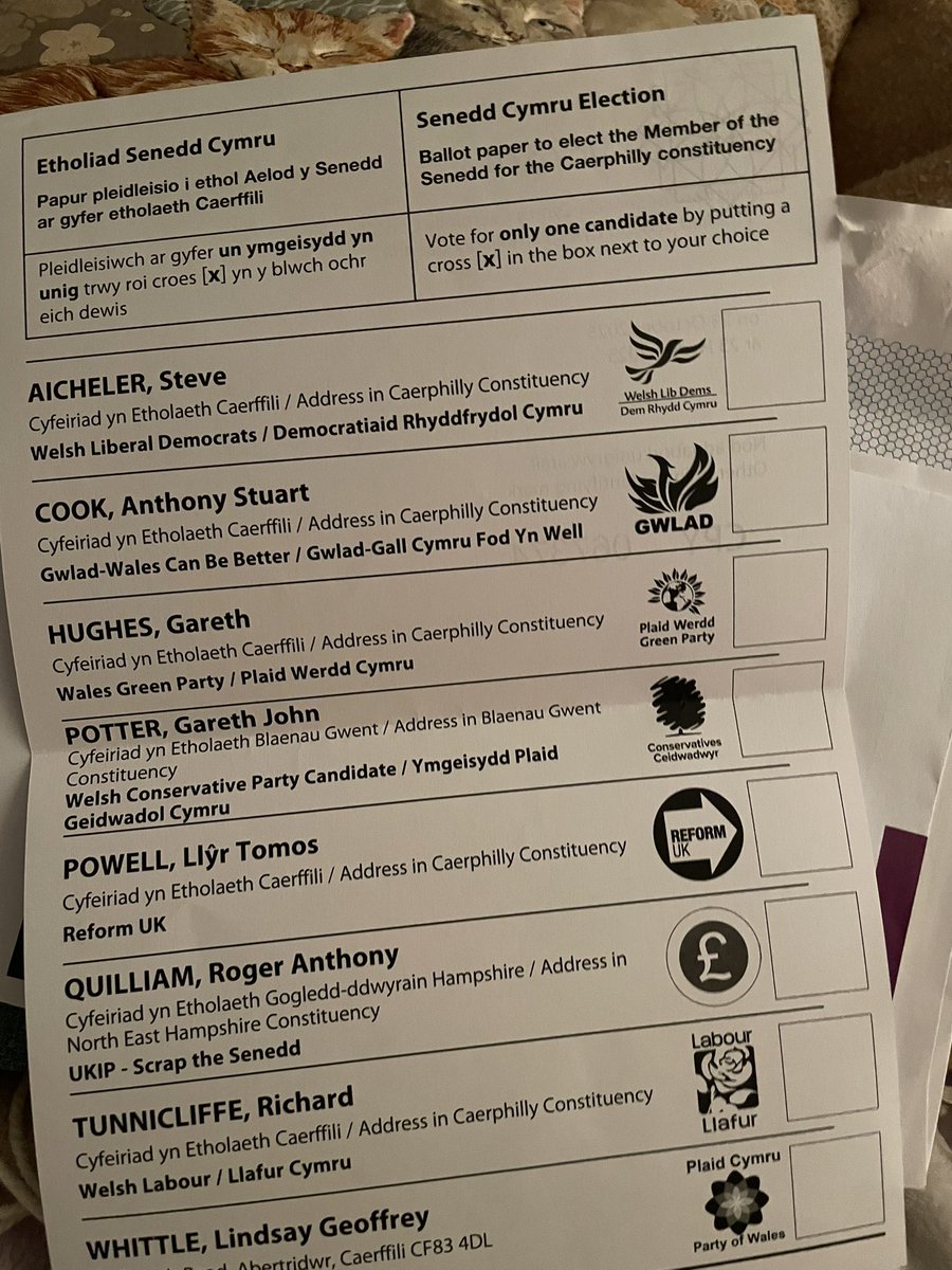 DH just reminded me to fill in my postal vote 

X marks the spot &amp; off it goes to the post office 

Just hope the #VaccineInjured finally gets a voice in #Wales 🤞🏻🏴󠁧󠁢󠁷󠁬󠁳󠁿💜

#CaerphillyByElection 
#Caerphilly 
#Caerffili