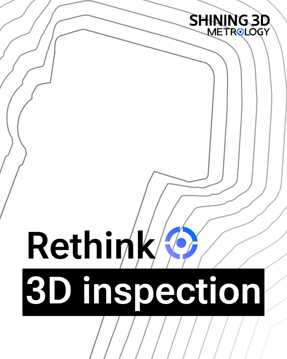 Shining3D's tweet image. Rethink 3D inspection.
What if your scanner could do more — a lot more?
Something powerful is coming.

#3DInspection #Metrology #Manufacturing