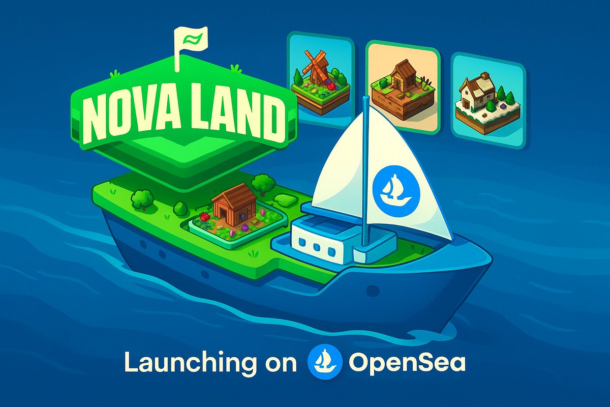 simsekatalay's tweet photo. The wait is over 🌍
The gates of #NovaLand are opening we’re sailing to a new reality ⛵
I’m ready for the Genesis drop by @NovaLand_nft
Let’s build history 💎🔥
#NFTCommunity #WLContest #Bullpost https://t.co/chYrPOgmXp