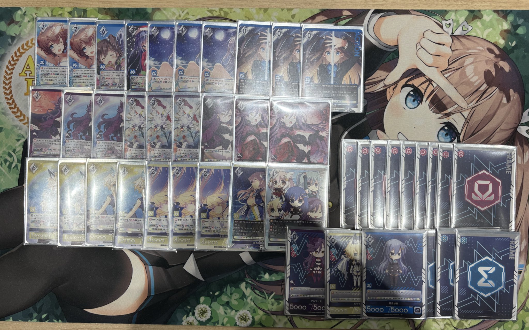 アンジュユナイト　青赤白チーム天音　セラコ天音デッキ アンジュユナイト 青赤白チーム天音 セラコ天音デッキ アンジュ