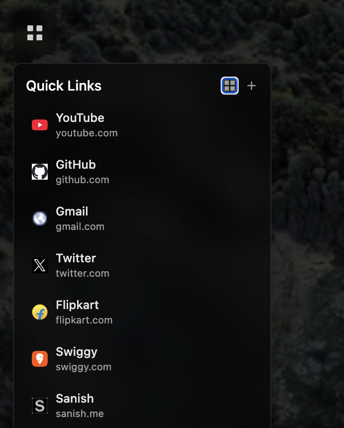 i_am_sanish's tweet image. New Updates to #SnsNewTab:
🆕 Weather Widget (Current/Custom location)
🆕 Editable and compact quick links with icon only view