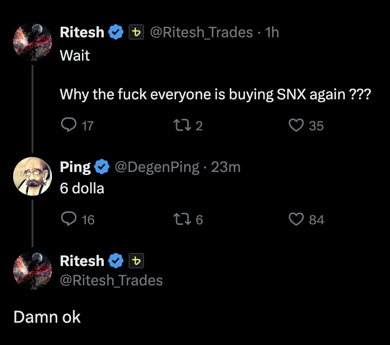 SNX_Exchange's tweet photo. "damn ok" https://t.co/GAraZZb7If