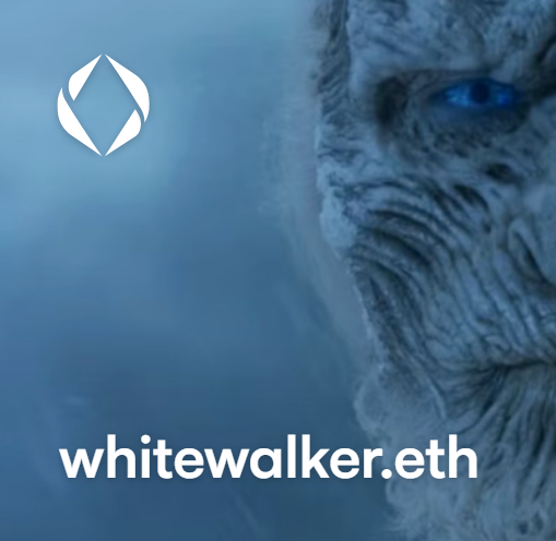 Claim your piece of the North! 🧊 
WhiteWalker.eth, is available for 0.5 ETH. Winter is here. Don’t let it freeze away! ❄️

opensea.io/item/ethereum/…

#ENS #GOT #GameOfThrones