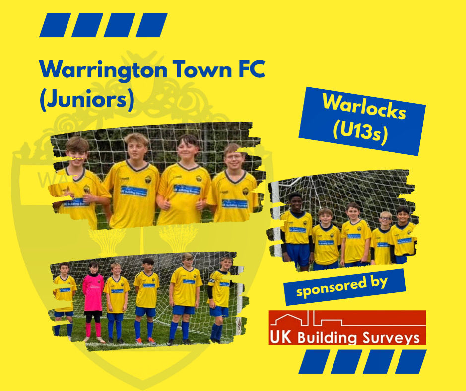 We love a new kit day. 💛💙💛💙 Our U13’s Warlocks sponsored by UK Building Surveys. ukbuildingsurveys.co.uk