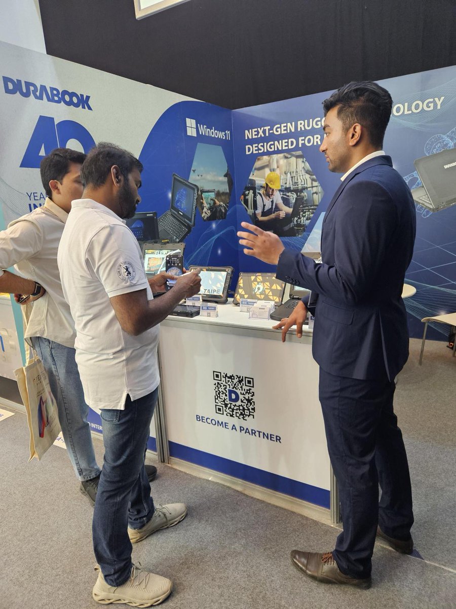 DURABOOK's tweet image. 🚀 LIVE at @GITEX_GLOBAL! Discover the GC-R8 #GroundControlStation, rugged, reliable and ready for mission-critical UAV &amp;amp; robotic ops. Visit us at Hall 4A, Booth 17 to see AI meet rugged mobility!

#Durabook #GITEXGlobal2025 #RuggedTech #FieldInnovation #GroundControlStation