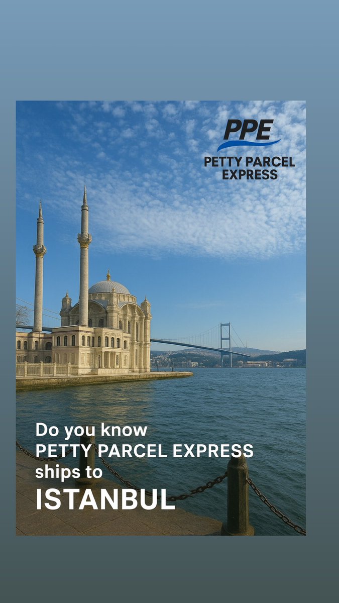 pettyparcelexp's tweet photo. Do you know we now ship to Istanbul? 🇹🇷📦
Petty Parcel Express is taking your parcels global — one delivery at a time.
We’re open for enquiries 💌
#PPE #ShipWithEase https://t.co/bGZBAigWyg