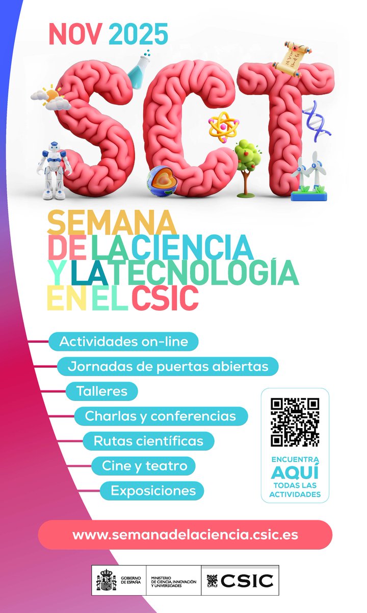 CIAL_CSIC_UAM's tweet image. 🚨TENCIÓN: ¡RESERVA DE PLAZAS! 🗓️
El CIAL (CSIC-UAM) participa en la #SemanaDeLaCienciaYLatecnologia
La reserva de plazas para todas las actividades comienza el 20 de octubre a las 09:00 h.
¡Plazas limitadas! 🗓️
#CIAL_CSIC_UAM #CSIC #UAM_Madrid #Ciencia