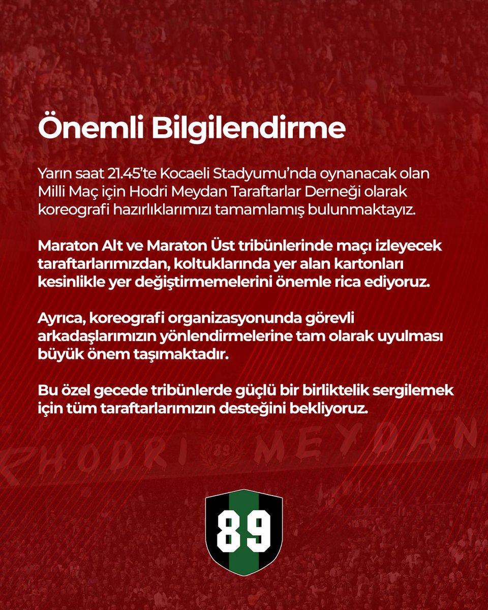 📢 Önemli Bilgilendirme