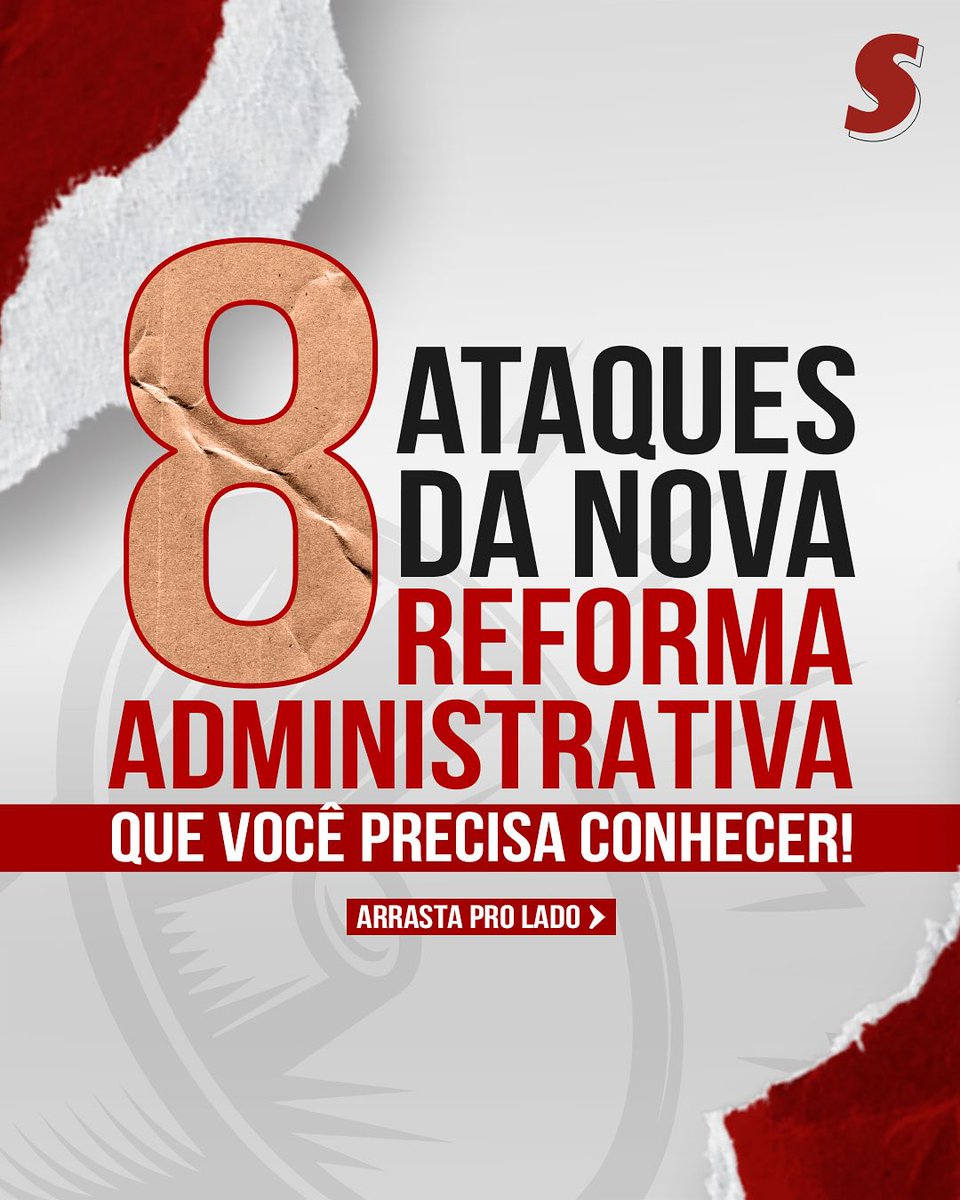 arc_maiana's tweet photo. S.O.S SERVIÇO PÚBLICO

Reembalada com nova roupagem, a chamada “reforma administrativa” voltou a tramitar no Congresso Nacional. Mas, na verdade, representa um grave ataque e ameaça de destruição ao serviço público e aos direitos dos servidores. https://t.co/UwWcUzcH3w