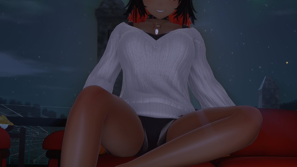 Relaxing under a full moon. What could possibly go wrong?
Oh wait...
