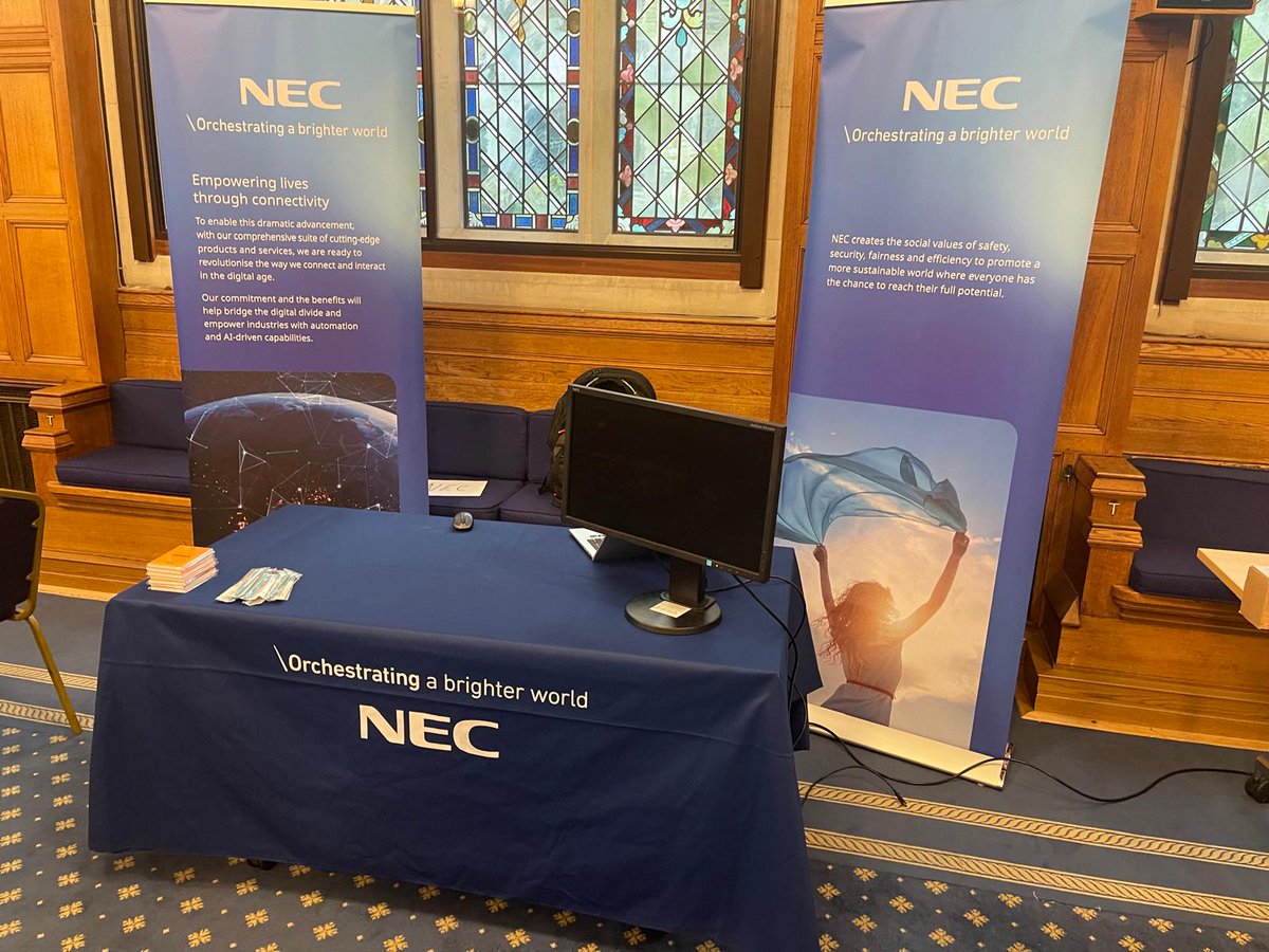 🌐 Last week our team attended the #PortComms: Wireless Networks in Ports Conference in London!

Thank you to everyone who stopped by the #NEC booth to learn more about our private 5G solutions for smart port operations. It was great connecting with everyone in attendance!