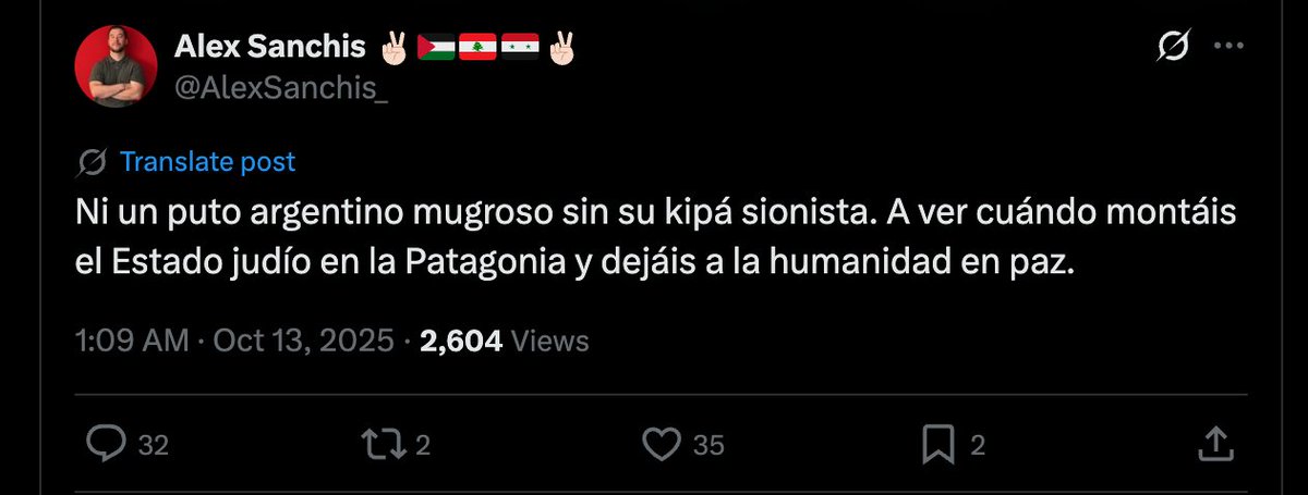 Després diuen que antisionisme no és judeofòbia.

Premi Goebbels del dia.