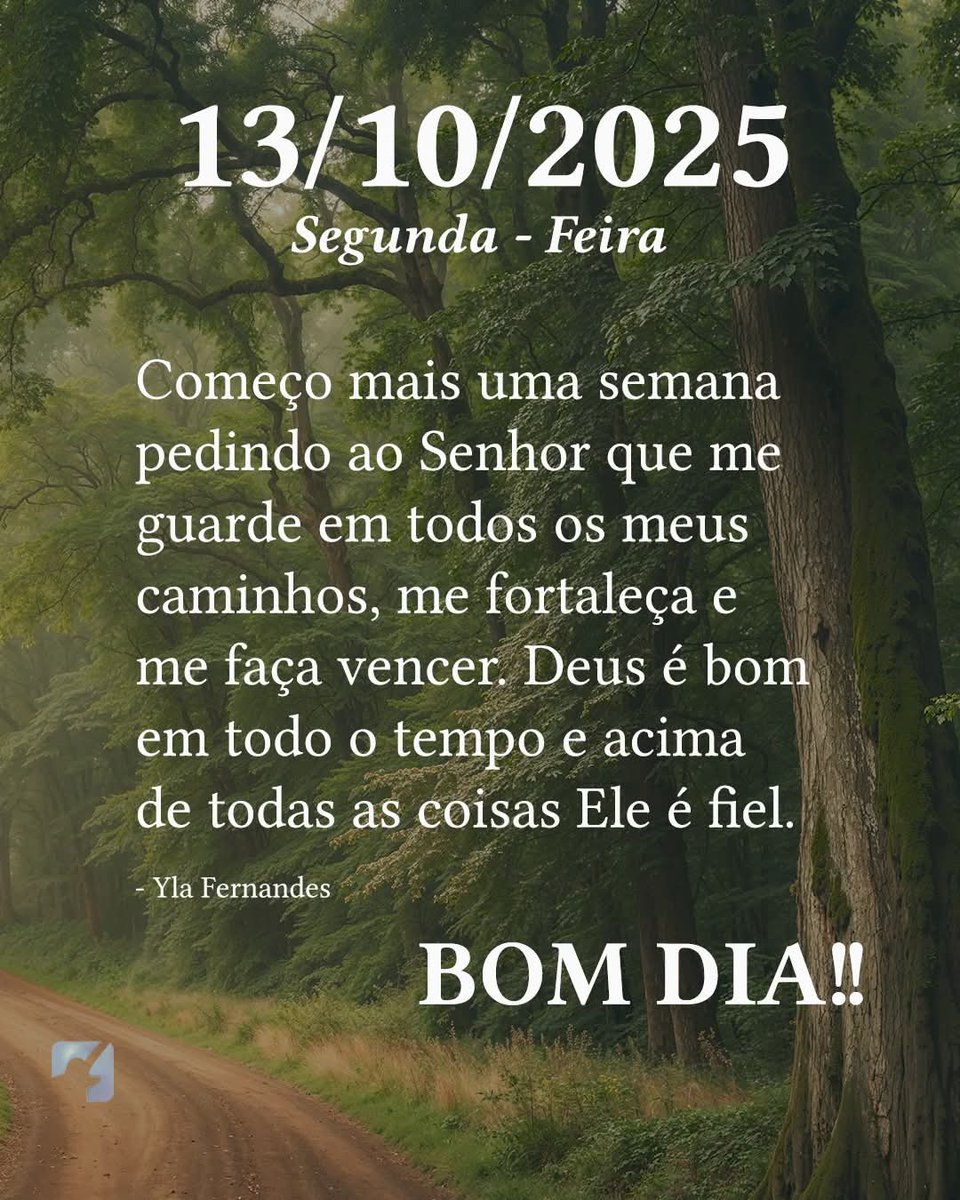 Bom dia galerinha,que nossa semana seja abençoada por Deus 🇧🇷🙏!