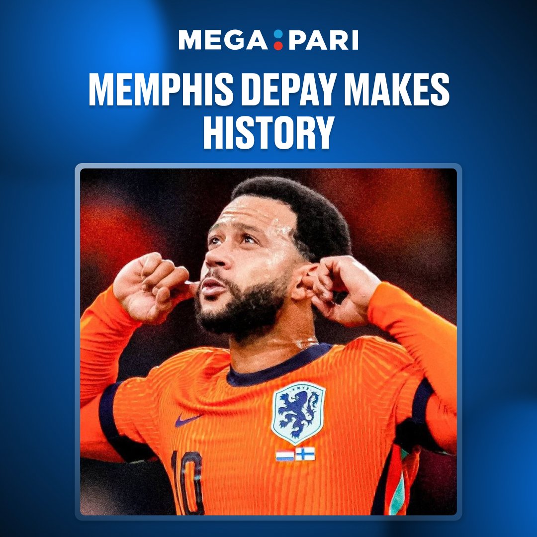 megapari_ngr's tweet image. 🇳🇱 Memphis Depay makes history! 👑⚽️

Now the Netherlands’ all-time top scorer (54) &amp;amp; top assister (35)! 🔥

A true Oranje legend! 🧡💪

#Depay #Netherlands #RecordBreaker #Megapari