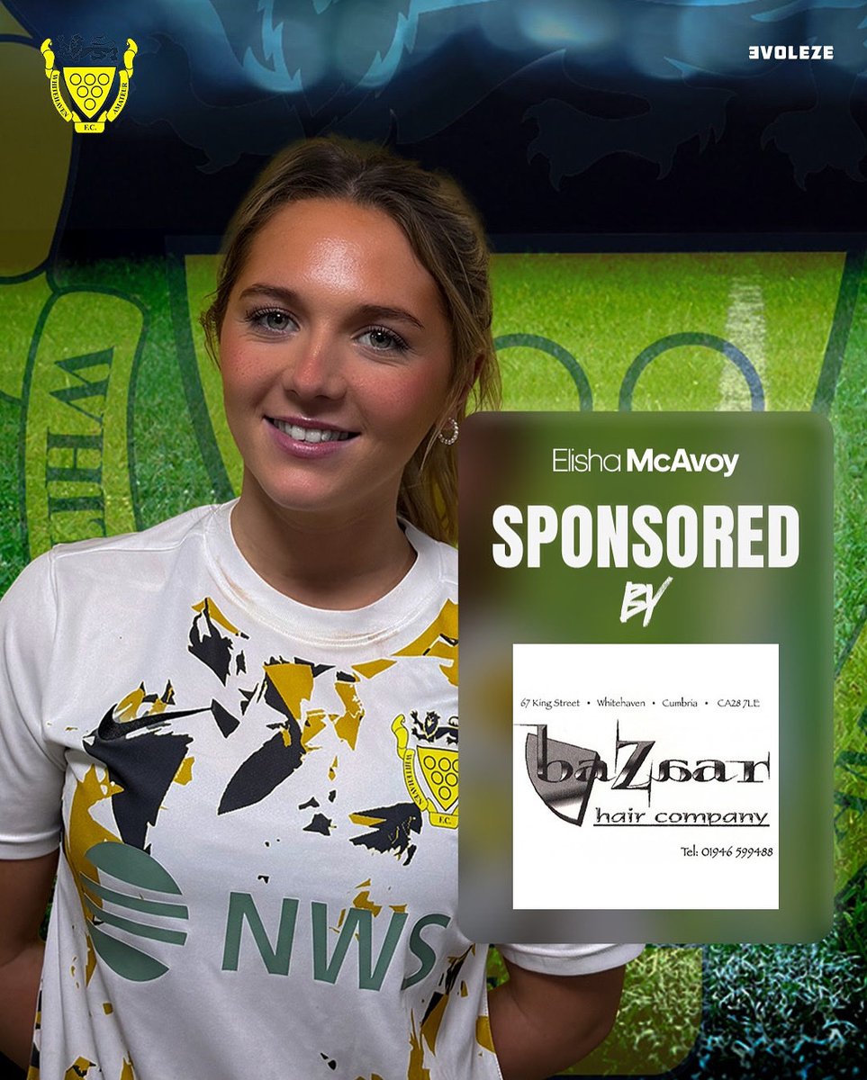 🖋️ Retained

We are delighted to say that Elisha McAvoy has signed for the 25/26 Season!!

A solid player in our “A” Team last season, her high octane approach to football, coupled with her tenacity &amp; quality makes her an excellent player in the team both attacking and defending