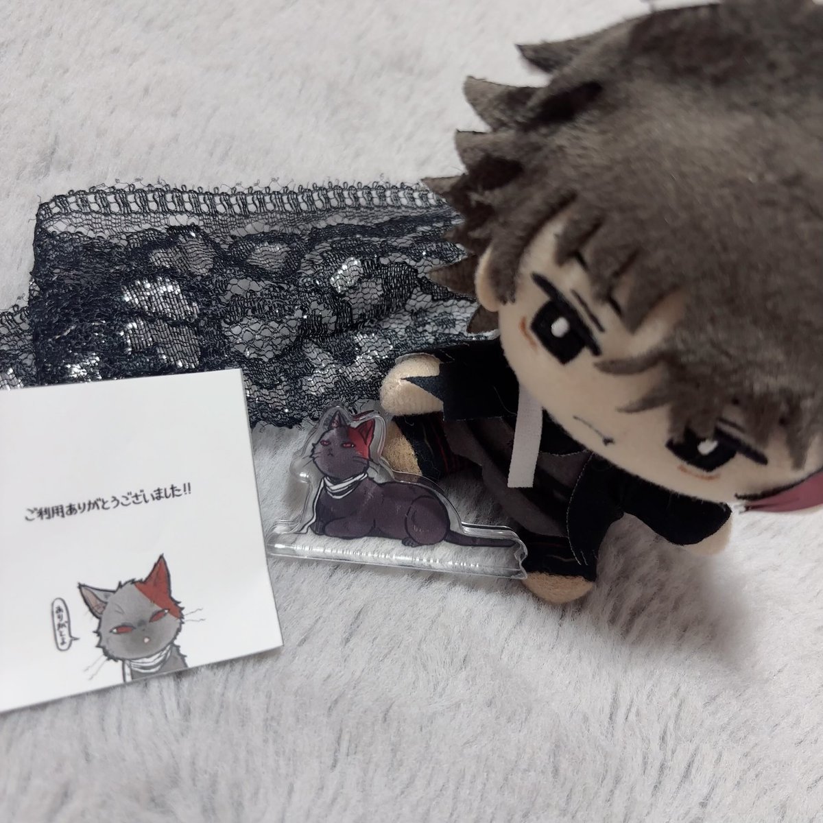 ひぜんにゃん🐈‍⬛届きました〜❕
いのち可愛い❕😭
早速もぐ肥前くんの足元で寛ぎ中🐈‍⬛🐈‍⬛🎶