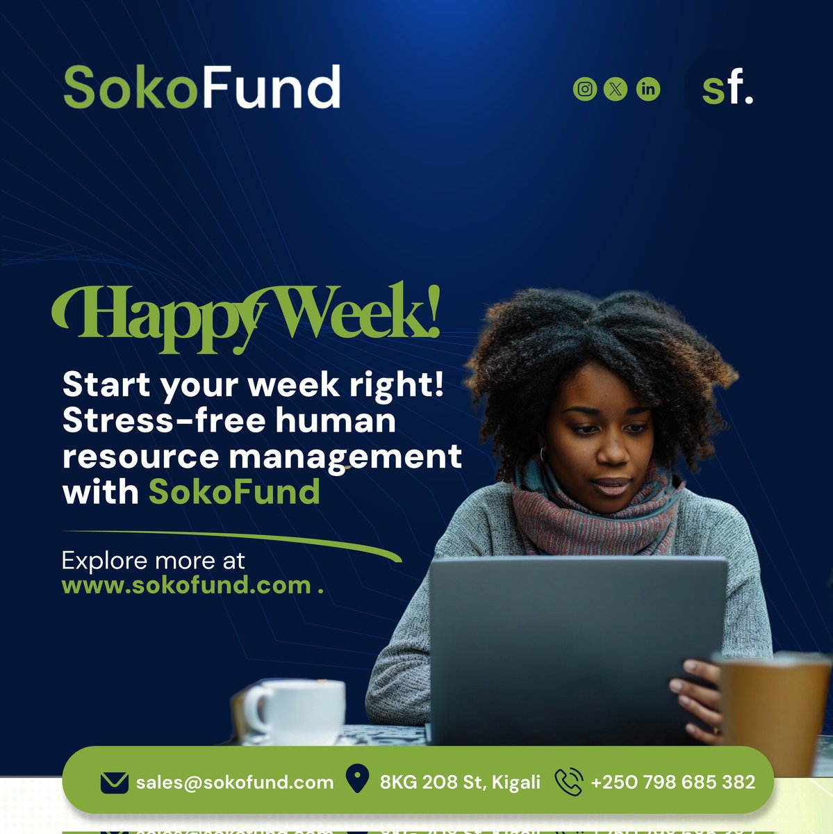 SokoFund_'s tweet image. A stress-free week starts with the right tools🤩

@SokoFund_ makes HR management simple from payroll to performance so your business runs smart &amp;amp; your team stays happy

Register today at sokofund.com &amp;amp; experience the best of #HRtech

#StressFreeHR #WorkSmart #HappyWeek