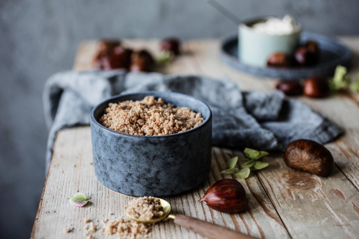 Autumn on a plate 🍂🌰 Creamy chestnut purée — a beloved Croatian treat, straight from local forests to your table.
 
📷 Maja Danica Pečanić
#CroatiaFullOfLife