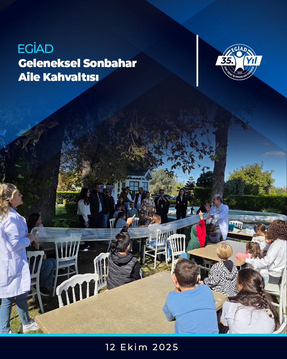 EGİAD Sosyal İlişkiler Komisyonu koordinasyonunda gerçekleştirilen EGİAD Geleneksel Sonbahar Aile Kahvaltısı gerçekleştirildi. EGİAD üyeleri, aileleriyle birlikte doğayla iç içe huzurlu bir atmosferde bir araya gelerek keyifli bir pazar sabahı geçirdi.