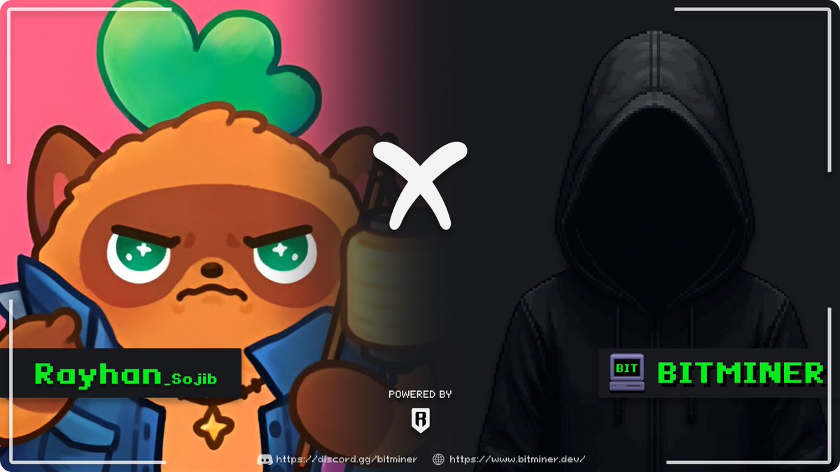 🎁Bitminer Genesis Node Pack mint is here!

Join  <a href="/0xbitminer/">Bitminer</a>  for 6 GTD &amp; 8 FCFS WL Spots giveaway!

Rules:
✅Follow <a href="/0xbitminer/">Bitminer</a>
✅Follow <a href="/Rayhan_sojib/">Rayhan_Sojib ✨Ryan</a>
🩷Like &amp;  Retweet
🗨️Tag 3  friends
🗨️Drop your Ronin address 
🫂Join: discord.com/invite/bitminer

Mint Date: 23rd Oct
Supply: 1111